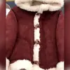 Ropa de Abrigo Enteriza de Piel de Cordero para Niños de Invierno 2025 Nueva Ropa de Abrigo Forrada de Forro Polar para Niños Grandes y Medianos Ropa de Abrigo de Invierno para Niñas