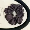 Tela de lunares estilo Hong Kong retro de principios de otoño, scrunchie de intestino grande, corbata para el pelo, ambiente versátil, coleta, cuerda para el pelo, flor para el pelo, accesorios para el cabello
