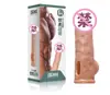 Série Prazer Cristal de Besta de Quatro Atributos Conjunto Raiz de Dragão Dente de Lobo para Homens, Anel de Aperto de Longa Duração, Anel de Bloqueio, Brinquedo Sexual Adulto