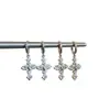 Pendientes de Cruz de Zirconia Completa Retro de Lujo Ligero para Mujer, Gama Alta, Únicos, Tendencia de Moda de Nicho, Pendientes Versátiles