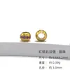Acessórios DIY Colar Fino Banhado a Ouro Estilo Chinês Pulseira 925 Novo Estilo Chinês Furo Reto Corte Através do Corpo Acessórios Dragão Dourado