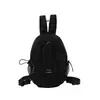Bolsa cruzada para hombro al aire libre transfronteriza 2026 tela de nailon ligera unisex con cordón color de moda bloques de color deportiva para senderismo