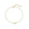 Prata de lei S925 ciclo infinito 8-caractere lucky love diamante pulseira de temperamento Europa e Estados Unidos venda quente transfronteiriça joia versátil