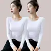 Camiseta base negra cuello redondo fina de modal para mujer nueva llegada Top Ankara rojo otoño manga larga camiseta primavera y otoño