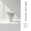Taza de Té de Cerámica Transformada en Horno con Esmalte de Cristal Púrpura Claro Flor de Hielo, de Pie Alto y Boca de Flor, Dinastías Tang y Song, para Uso Doméstico, Taza de Maestro, Taza de Degustación, Taza