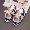 Tênis Casuais de Skate Moda Feminina 2026 Primavera/Outono Novo Infantil Desenho Animado Gato KT Bloco de Cores Fofo Cano Baixo Tênis Esportivos