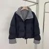 Jaqueta de Algodão com Gola Alta Feminina Curta Gola Alta Temporada Outono e Inverno Jaqueta Pão Estilo Novo 2026 Roupa de Inverno Quente Roupa Externa Acolchoada
