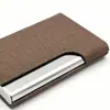 Portatarjetas de visita para hombre y mujer de fábrica, regalos para exposiciones, personalizable con logo, exportación, transfronterizo, envío directo de una pieza