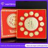Novo doze Zodiac fu decoração personagem Dragon ano ouro folha fu personagem Zodiac terno caixa de presente vai vender seguro Banco presente