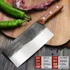 Comercio exterior transfronterizo 4Cr13 forjado cuchillo de cocina doméstico de corte de doble propósito cuchillo de cocina comercial de cocina de alta gama Yangjiang cuchillo de cocina