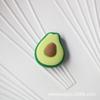 Accesorios Decorativos para Fundas de Teléfono Celular de Resina Esmerilada Simulación de Verduras y Frutas Aguacate Rábano