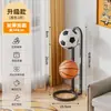 Estante de Almacenamiento para Pelotas Estante de Almacenamiento para Baloncesto del Hogar Equipo Deportivo Interior para Niños Estante Plegable de Pie para Exhibición de Fútbol