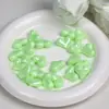 Dingyi Colorido Melocotón Luna Fría Galvanizado Color Sólido Acrílico Forma de Corazón Agujero Recto Cuentas Sueltas DIY Accesorios para Cadena de Teléfono Móvil