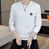 Sudadera de alta gama para hombre de comercio exterior, top de moda para primavera y otoño, camiseta versátil elegante y moderna, nueva ropa de manga larga para hombre