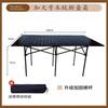 Mesa Plegable para Carrito de Camping al Aire Libre Carrito Plegable Cubierta de Acero al Carbono Carrito de Camping Tirado a Mano Panel de Picnic Tipo Rollo de Huevo Accesorios