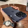 Adecuado para funda de teléfono electrochapada Apple 16 Promax, Funda protectora de carcasa dura todo incluido anti-caídas para iPhone 16, Antihuellas