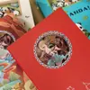 Regalos Culturales y Creativos Cuaderno Recortado en 3D Diario de Papel Tallado Personalizado Sello Perforador de Dibujos Animados Libro de Recuerdos