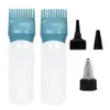 Set de Cuidado del Cabello con Botella para Aceite con Tapa de Punta, Botella para Cuidado del Cabello, Herramientas de Peluquería, Botella para Limpieza en Seco, Peine con Champú para Teñir el Cabello