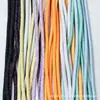Cordón de 4 mm de Fábrica de Origen, En Stock Envío Directo, Cuerda Trenzada Colorida, Cuerda Redonda, Accesorios para Ropa y Zapatos