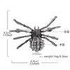 Broche de Animal Inseto Europeu e Americano Transfronteiriço Grama Aranha Strass Diamante Corsage Abelha Alfinete de Cristal Decoração para Roupas Externas