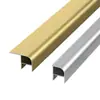 Acabamento Decorativo de Alumínio para Painéis Integrados com Fita de Borda de 6/7mm para Uso Escolar e Hospitalar