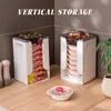 Caixa de Armazenamento para Macarrão Instantâneo e Macarrão Caracol, Armazenamento Diversos de Mesa para Casa e Cozinha, Caixa de Armazenamento com Recarga Automática Extraível para Máscaras