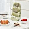 Caja de Almacenamiento de Palillos para Encimera de Cocina en Casa, Soporte para Palillos con Compartimentos de Drenaje de Múltiples Capas, Estante para Cucharas, Cesta para Palillos