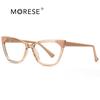 Gafas de montura Moda Ojo de Gato Gafas Anti-luz Azul literarias Tendencia Europea y Americana espejo plano TR90 tirachinas transfronterizo 2040