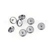 Aretes de Titanio F136, Piercings de Nariz, Piercings de Lengua, Bandeja Hua Zi, Base Ovalada Vacía de Aleación de Titanio G23 Accesorios para Joyería de Piercing