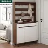 Sapateira de grande capacidade, armário de entrada para sapatos, divisória de armazenamento com economia de espaço, armário de entrada multicamadas, armário de armazenamento integrado ultrafino