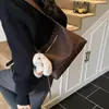 Bolso de Moda Retro Texturizado para Mujer 2025 Nuevo Bolso de Hombro Texturizado de Moda Gran Capacidad Cruzado Bolso Cubo Tendencia