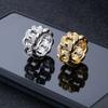 Anillos de Hip-Hop Europeos y Americanos, Anillos Clásicos para Hombre con Circonita Micro-Pavimentada, Anillos Cubanos, Anillos de Pareja para Hombre y Mujer al por Mayor