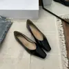 Sapatos rasos Jinxingqi estilo coreano, confortáveis e versáteis, bico quadrado, corte em V, emagrecedores, sapatos simples de alta qualidade para o dia a dia, tipo vovó
