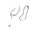 Industria Pesada Puerta Sur de Corea del Sur Joyería Casual de Plata Plata de Ley S925 Collar con Decoración de Cola de Amor Cadena para Suéter de Otoño e Invierno Apilamiento para Mujer