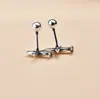 Plata de ley S925 estilo retro popular europeo y americano pequeños pendientes de tuerca para niña de avión pendientes joyería en stock moda personalidad al por mayor