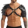 Traje de cinturón de armadura de hombro medieval vikingo para hombre de Carnaval de Halloween Europeo Accesorios de Ropa COSPLAY
