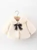 Chaqueta Acolchada de Algodón para Niñas, Abrigo, Ropa de Algodón, Chaqueta Acolchada Infantil, Ropa de Otoño e Invierno para Bebés, Piel Sintética, Esponjoso