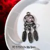 Accesorios de Estilo Oscuro Estilo Europeo y Americano Mariposa Negra Pistola Cruz de Rosa Colgante Pulsera de Cuentas DIY Collar