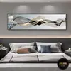 Pintura Decorativa para Dormitorio, Pintura para Colgar junto a la Cama, Pintura de Ciervo Cálido y de la Suerte para Pared, Sala de Estar Moderna Simple y de Lujo Ligero, Pintura para Pared de Fondo del Dormitorio Principal