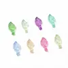 Folhas Mini Acrílicas Estilo Floresta Versátil DIY Contas Soltas Pulseira Corrente de Celular Acessórios Fábrica Atacado