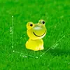 Producto nuevo transfronterizo rana sonriente luminosa partículas lindas estanque paisajismo decoraciones diy accesorios colgantes micro-paisaje adornos pequeños