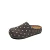 Venda Quente Meias-Calças Fechadas com Solado Grosso Estilo Birkenstock para Mulheres Outono 2026 Deslizantes para Exterior Versáteis Confortáveis Mules