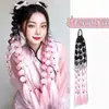 Peluca Transfronteriza Femenina Celebridad de Internet Linterna Burbuja Trenzas Twist Cola de Caballo Cabello Sintético Tejido a Mano Rastas Gradiente Estilo Largo