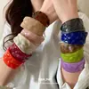 Pulseira Aberta Simples e Estilosa com Plissado Degradê, Pulseira de Temperamento Fresco e Doce, Joia de Nicho de Alto Padrão para Mulheres Atacado