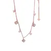 Pulseira Flor Rombus Zircônia Madrepérola Estilo Coreano para Mulheres, Doce Pulseira Retrô, Joia de Mão Exquisita e Versátil, Toque de Luxo Leve e de Alta Qualidade