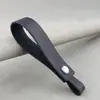 Chaveiro de Couro Genuíno Artesanal para Carro Chaveiro Simples Couro Crazy Horse Pingente para Copo d'Água Presente Atacado Personalizado Tira de Couro de Vaca