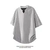 Camiseta de manga corta para hombre, marca de moda, corte holgado de verano, nuevo modelo 2026, tendencia de celebridad de internet, top simple estampado ins