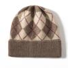 Gorro de Cachemira para Mujer Tejido Muestra la Cara Pequeño Cálido Ocio Gorro de Lana Otoño e Invierno Compras Gorro Protector de Orejas Gorro Tejido Gorro para el Frío
