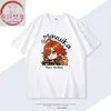 Mercancía de Genshin Impact: Camiseta de Manga Corta de Algodón Mawika para Estudiantes Hombres y Mujeres, Ropa de Cosplay de Anime, Talla Grande de Media Manga