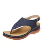 Deseo transfronterizo en stock zapatos de mujer 2021 Nuevas sandalias de mujer con hebilla estilo romano comercio exterior 43 sandalias de talla grande
